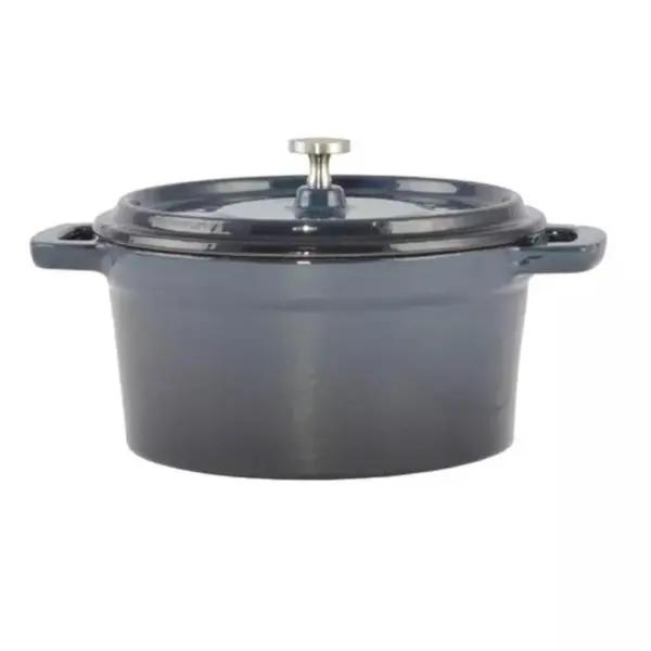 Cratita din Fonta Emailata, Mini, 14 cm, 600 ml, Perfect Home