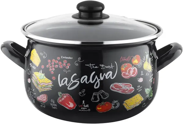 Cratiță emailată Florina - Lasagna, 20 cm, 4.2 l