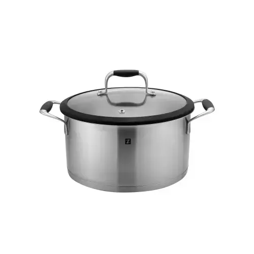 Cratita inox, cu capac, 22cm/4,1L - Zokura