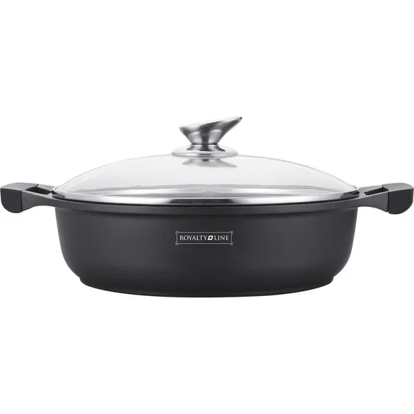 Cratita marmorata cu capac 32 cm RL-BR32ML Royalty Line