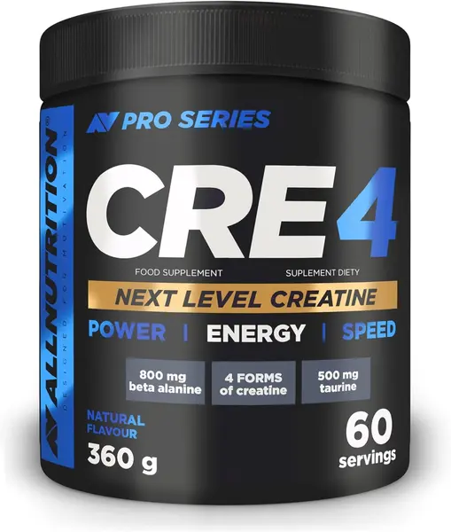 CRE4, neîndulcit, 360 g, AllNutrition