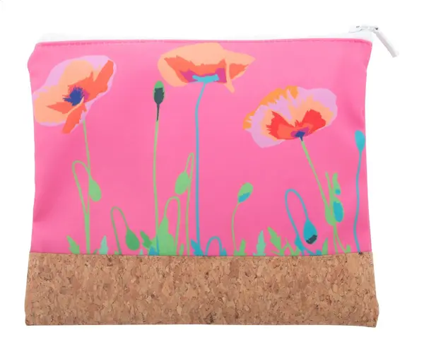 CreaBeauty Cork M geantă cosmetice personalizată - alb