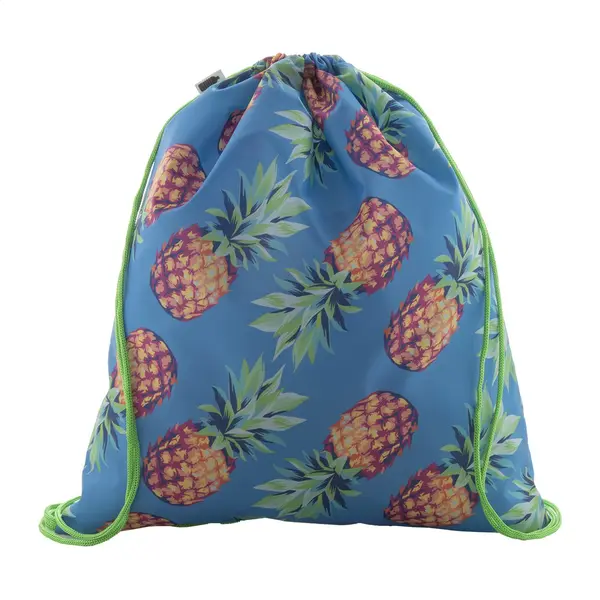 CreaDraw RPET rucsac personalizat drawstring - verde