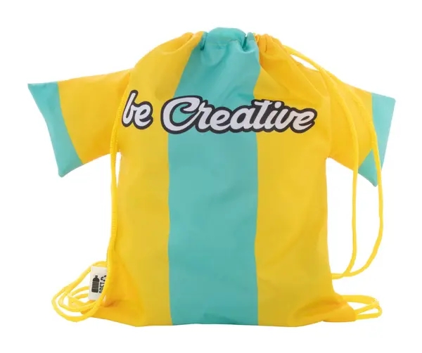 CreaDraw T Kids RPET Rucsac cu șnur, pentru copii, personalizat - galben