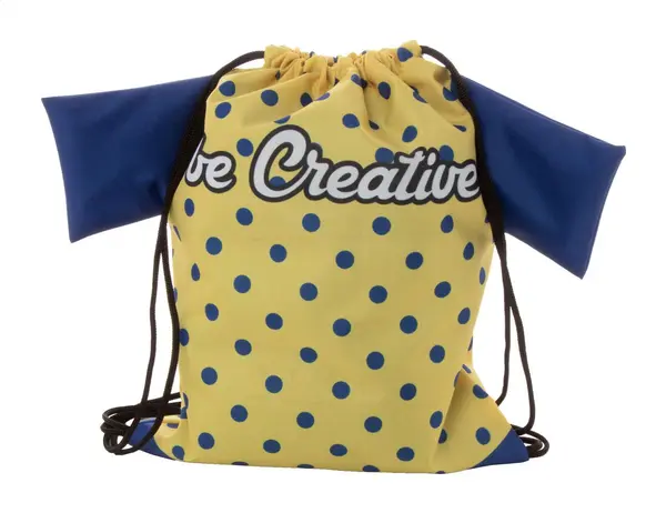 CreaDraw T Kids Rucsac cu șnur, pentru copii, personalizat - negru