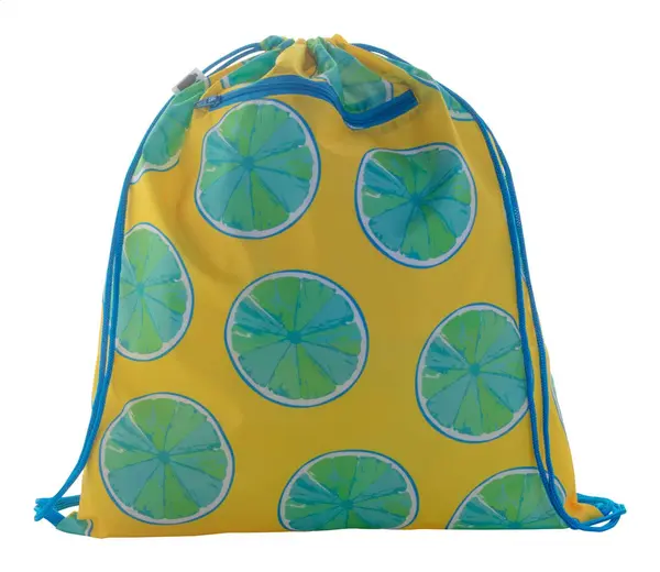 CreaDraw Zip RPET rucsac cu cordon, personalizat - albastru
