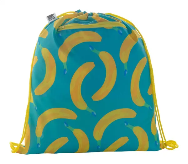 CreaDraw Zip RPET rucsac cu cordon, personalizat - galben