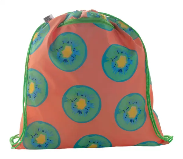 CreaDraw Zip RPET rucsac cu cordon, personalizat - verde