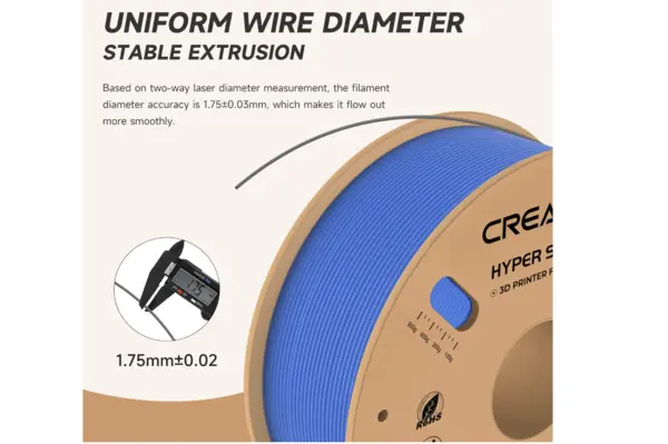 CREALITY 3D FILAMENT HYPER-PLA BLUE CREALITY 3D FILAMENT HYPER-PLA BLUE