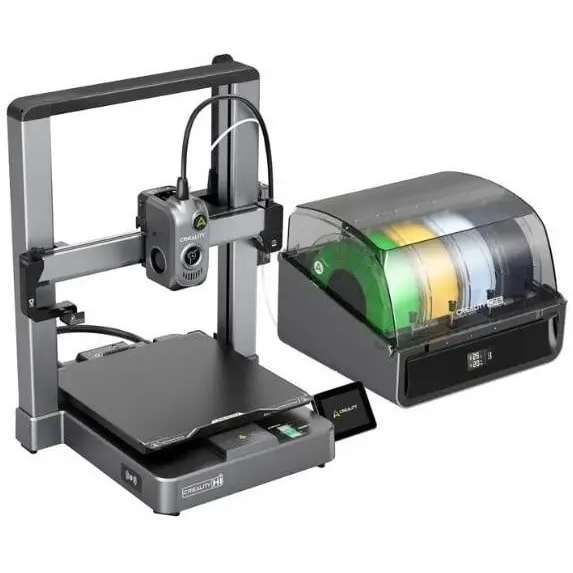 Creality Imprimanta Creality HI Combo 3D, 260x260x300mm, FDM, Touchscreen, Direct Drive, Multi-Filament