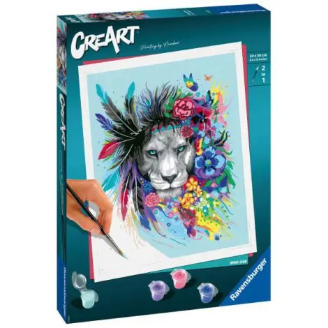 Creart - pictura leu colorat 20130 Ravensburger