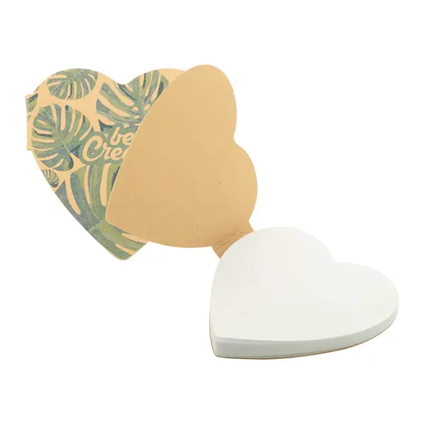 CreaStick Heart Eco Carnețel sticky personalizat