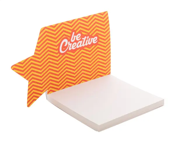 CreaStick Xmas Carnețel post-it-uri, personalizat, brad de Crăciun - alb