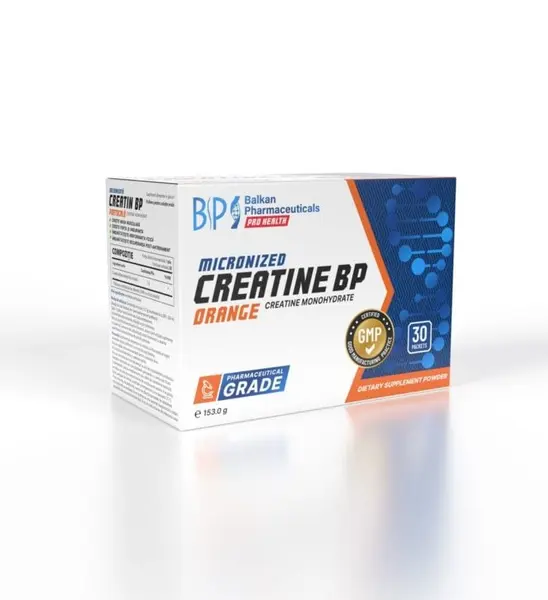 Creatine BP (creatina monohidrat), 30 plicuri x 5 g, Balkan Pharmaceuticals