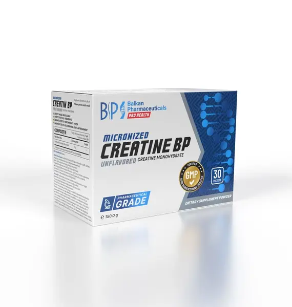 Creatine BP (creatină monohidrată), 30 plic.×5g - orange