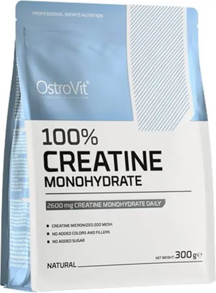 Creatine Monohydrate, fără gust, 300 g, OstroVit