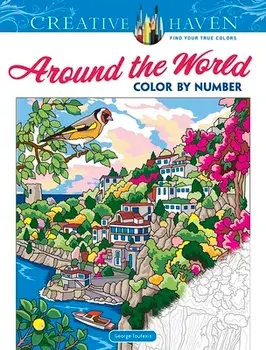 Creative Haven Around the World Color by Number, Paperback/George Toufexis
