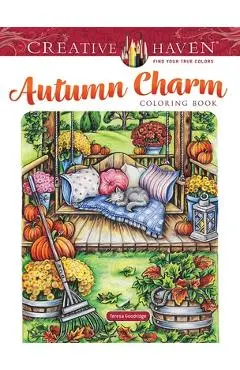 Creative Haven Autumn Charm Coloring Book - Teresa Goodridge