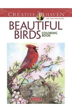 Creative Haven Beautiful Birds Coloring Book - Dot Barlowe