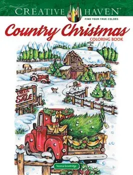 Creative Haven Country Christmas Coloring Book, Paperback/Teresa Goodridge