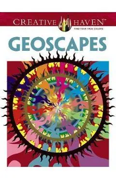 Creative Haven Geoscapes Coloring Book - Hop David
