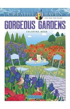Creative Haven Gorgeous Gardens Coloring Book - Jessica Mazurkiewicz