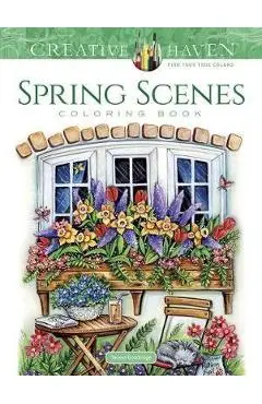 Creative Haven Spring Scenes Coloring Book