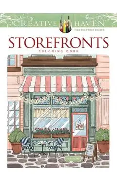 Creative Haven Storefronts Coloring Book - Hannah Bee