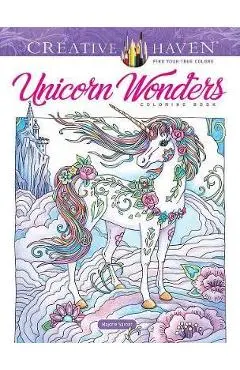 Creative Haven Unicorn Wonders Coloring Book - Marjorie Sarnat