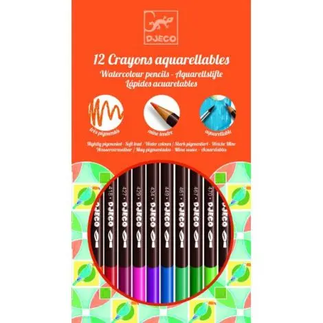 Creioane acuarelă Djeco