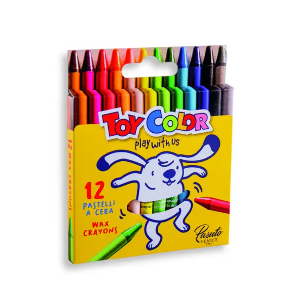Creioane cerate Toy Color 12 bucati Creioane cerate Toy Color 12 bucati