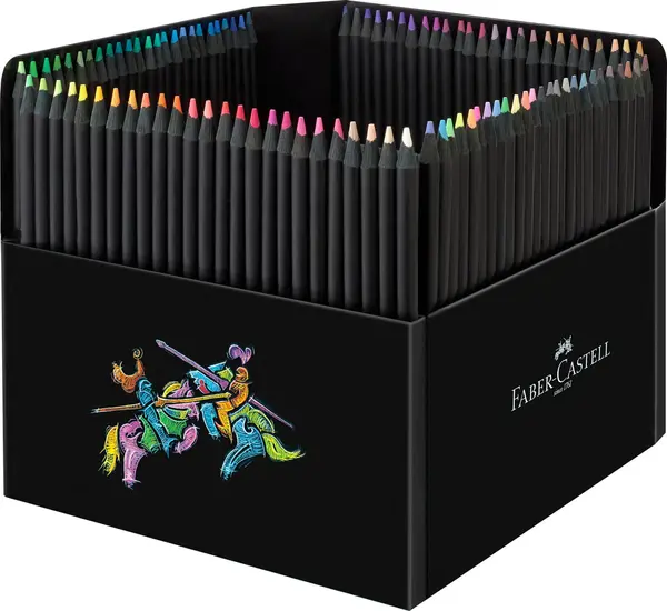 Creioane colorate 100 culori Black Ed Faber-Castell Creioane colorate 100 culori Black Ed Faber-Castell