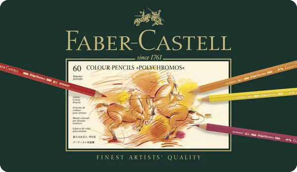 Creioane colorate 60 cul Polychromos Faber-Castell Creioane colorate 60 cul Polychromos Faber-Castell
