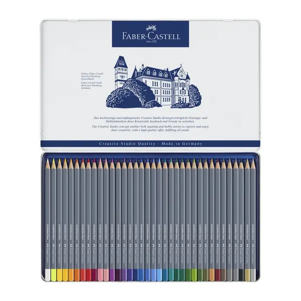 Creioane colorate Aquarelle, 36culori/set, Goldfaber Faber-Castell