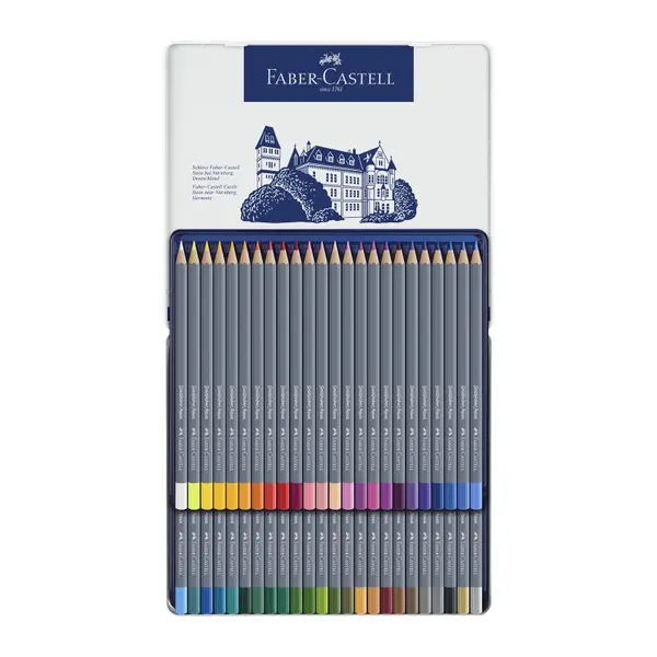 Creioane colorate Aquarelle, 48culori/set, Goldfaber Faber-Castell