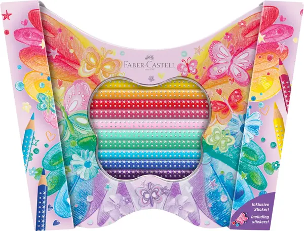 Creioane colorate sparkle 20 buc Faber-Castell Creioane colorate sparkle 20 buc Faber-Castell