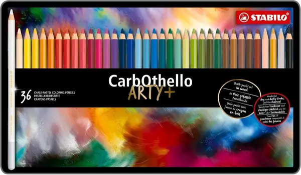 Creioane colorate Stabilo CarbOthello - ARTYplus, 36 buc