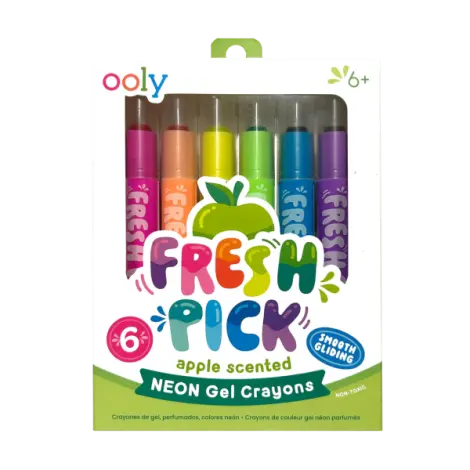 Creioane parfumate Fresh Pick, Apple (Set de 6)