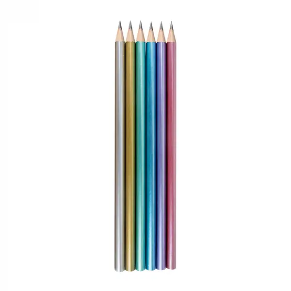 Creioane Strigo HB cu corp metalizat , culori diverse