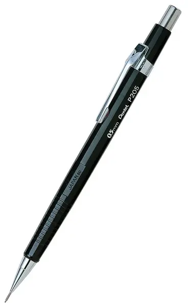 Creion automat Pentel P205 - 0.5 mm, negru