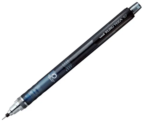 Creion automat Uniball Kuru Toga T – Fumuriu, 0.5 mm