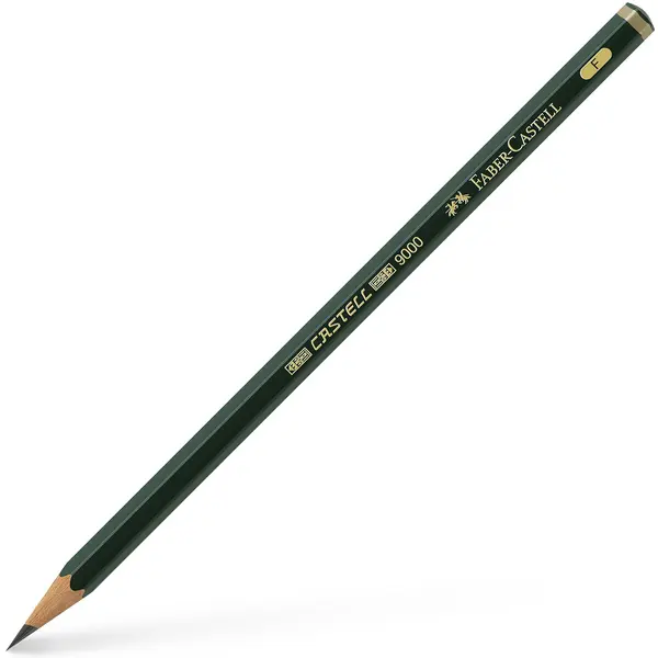 Creion cu grafit Faber-Castell 9000 - F
