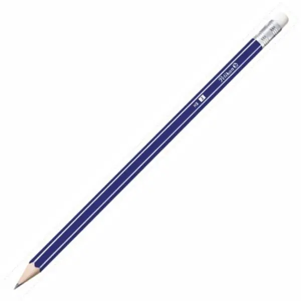 Creion cu guma, Pelikan, mina HB, lacuit