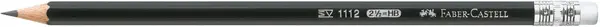 Creion grafit HB cu radiera 1112 Faber Castell Creion grafit HB cu radiera 1112 Faber Castell