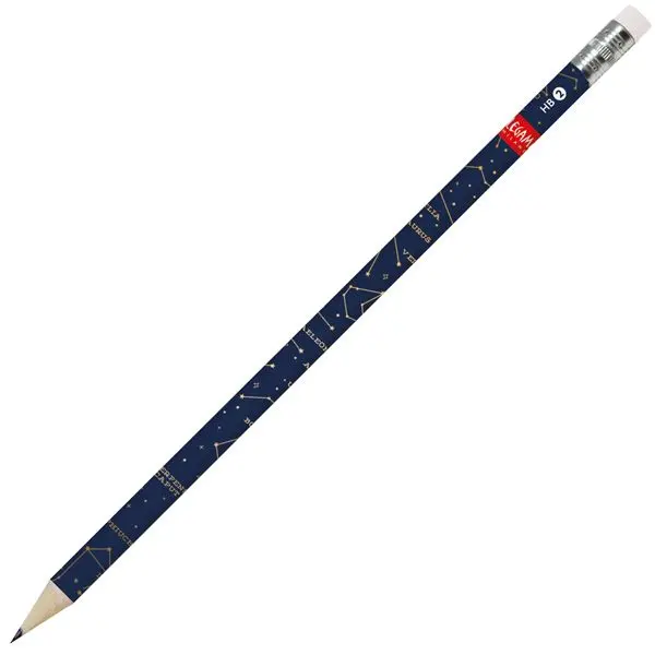 Creion grafit Legami - Stars, cu radieră