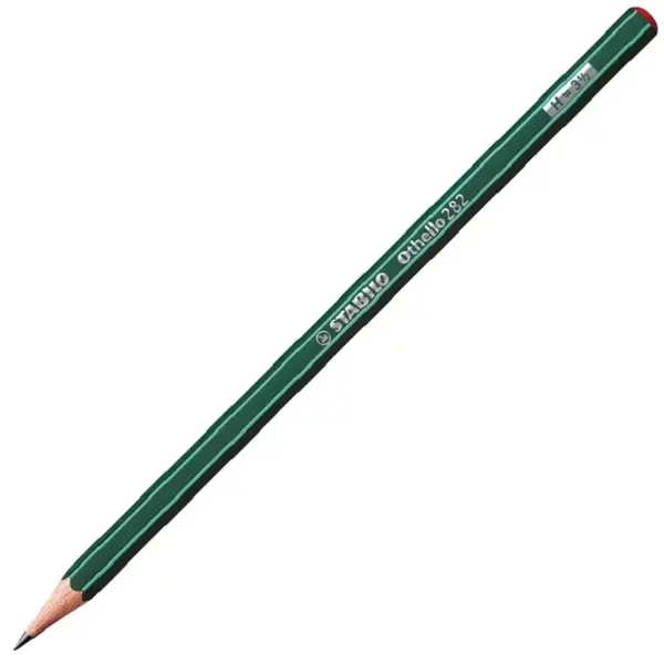 Creion grafit Stabilo Othello – Н, corp verde