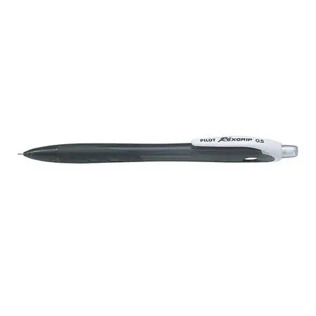 Creion mecanic 0.5 mm varf fin Pilot Rexgrip negru