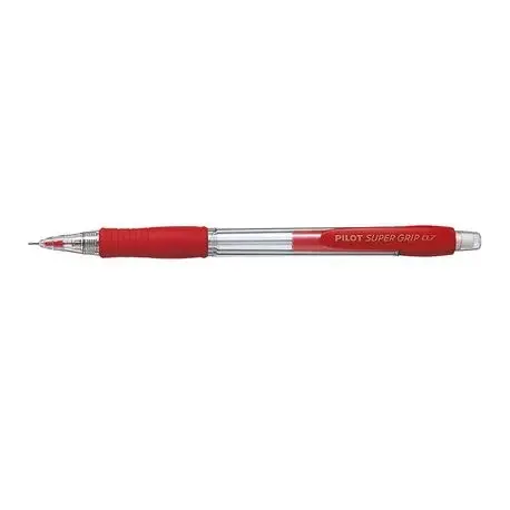 Creion mecanic 0.7 mm varf mediu Pilot Super Grip rosu