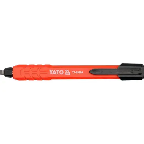 Creion mecanic Yato YT-69280, Aplicatii tehnice, Grafit, Negru/Rosu