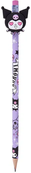 Creion negru cu grafit și radieră Cool Pack Kuromi - HB, asortiment
